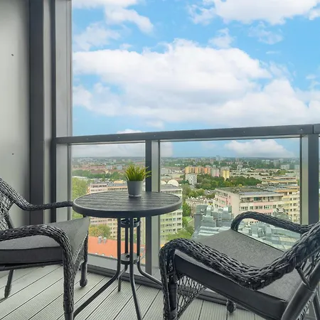 Apartment Margi Velvet 13th Floor Led Ceiling Bath Pool Szczecin